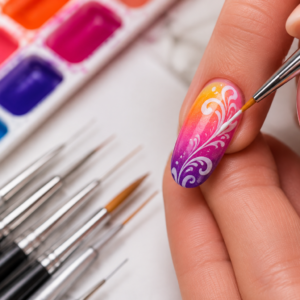 Curso online de difuminado de color y realizado de grecas para crear un diseño espectacular a todo color.